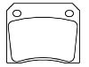 Bremsbelagsatz, Scheibenbremse Brake Pad Set:GBP90141