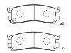 Plaquettes de frein Brake Pad Set:HF39-26-48ZA