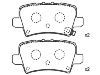 Plaquettes de frein Brake Pad Set:43022-SMG-E01