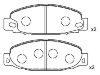 тормозная кладка Brake Pad Set:MC838359
