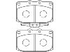 Plaquettes de frein Brake Pad Set:FDZ3-33-28Z